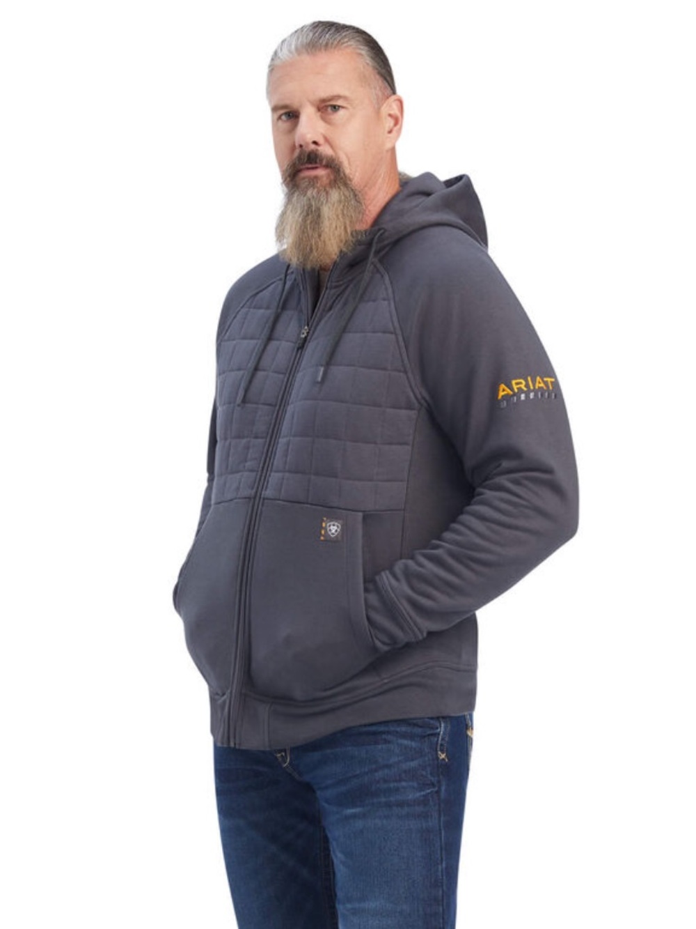NWT Men’s Ariat Rebar Regulator Full Zip Hoodie